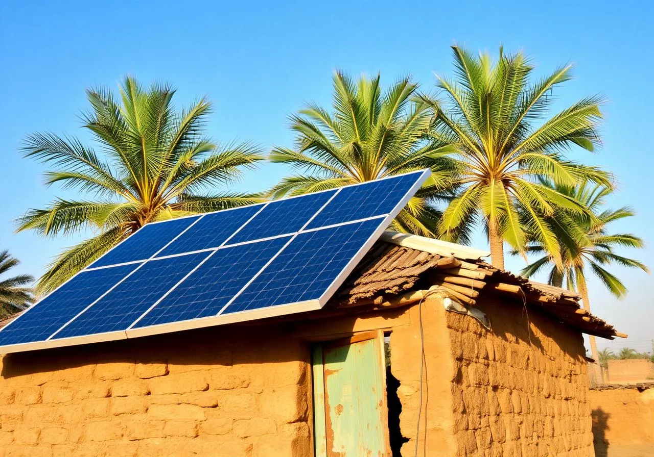 To ease their hardship we buy solar panels for the family (we try not to give them cash).